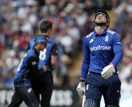 Hales, on his way back to the dressing room.