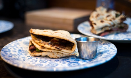 Bacon naan at Dishoom, London