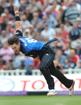 Mitchell McClenaghan in action.