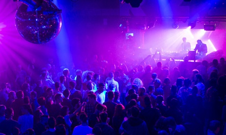 A party at Razzmatazz, Barcelona's biggest club.