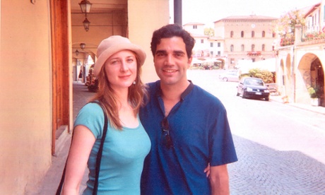 Joseph Luzzi and his first wife, Katherine, in Italy.