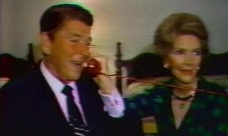 Ronald and Nancy Reagan in Adam Curtis's Bitter Lake.
