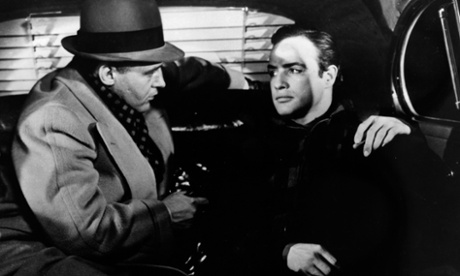 Marlon Brando, right, with Rod Steiger in On the Waterfront.