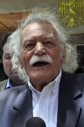 Manolis Glezos, a legendary figurehead.
