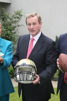 The Irish Prime Minister, Enda Kenny TD.