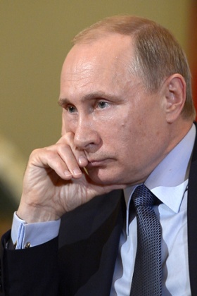 Russia's president Vladimir Putin.