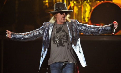 Axl Rose … not a man afraid of taking his time.