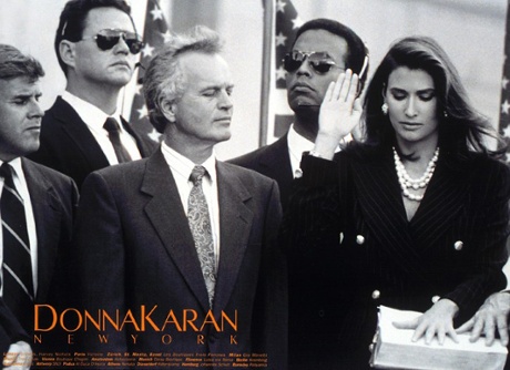 Donna Karan's female persuasion advert in 1992
