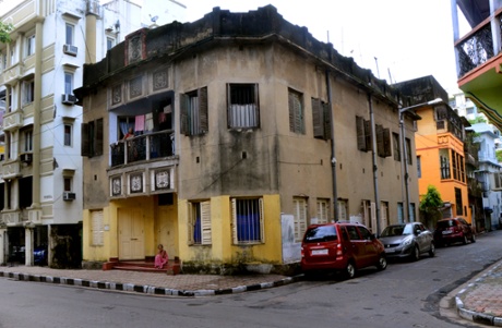 Pratapaditya Road in the historic neighbourhood of Bhowanipore, South Kolkata.