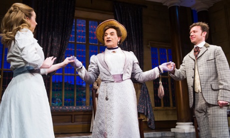 Barely controlled passion … Imogen Doel, David Suchet and Philip Cumbus as Algernon Moncrieff