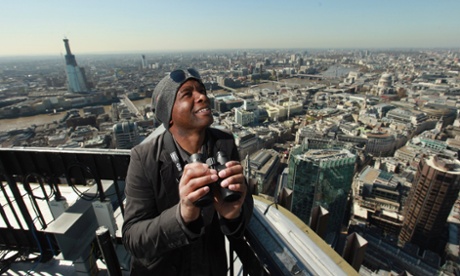 David Lindo on the Tower 42 office block in London.