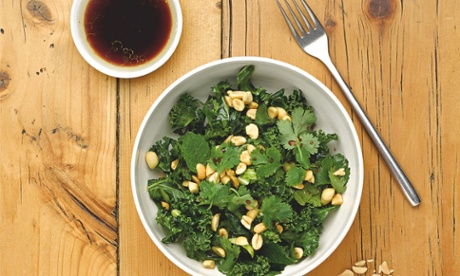 Leon: kale and peanut salad