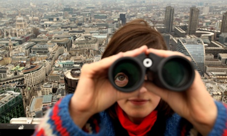 A member of a birding group organised by David Lindo in the City of London.