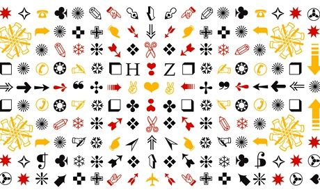 Zapf Dingbats symbols in a pattern