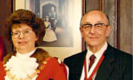 Gordon 'Nobby Clark' with Sheila