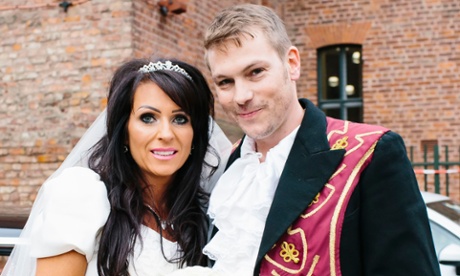 Appetite for ructions …Nicki and Stephen, stars of Don’t Tell the Bride.