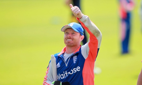 Ian Bell before the start of the first Ashes Test in Cardiff.
