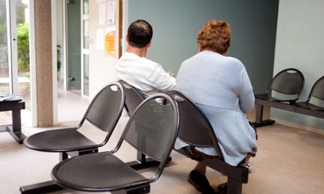 A doctor's waiting room