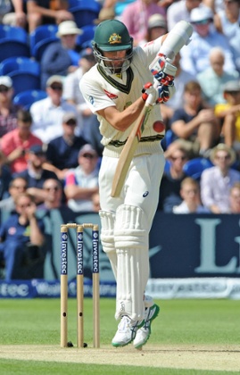 Nathan Lyon is on the defensive.