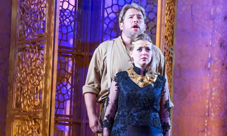 Pleasing tones ... Fflur Wyn, with Robert Murray as Gerald.