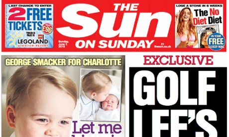 Sun on Sunday: pulled back ahead of the Mail on Sunday in June