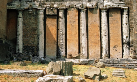 Italy, Rome, churches, San Nicola in Carcere, built 1599 by Giacomo Della Porta.