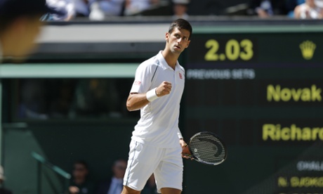 Gasquet has never won a tie-break against Djokovic, thats the fourth he has lost.