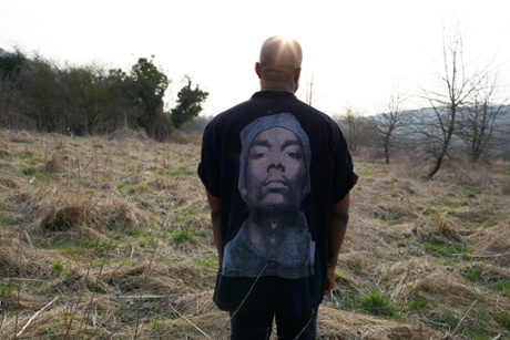 Kanye West from behind