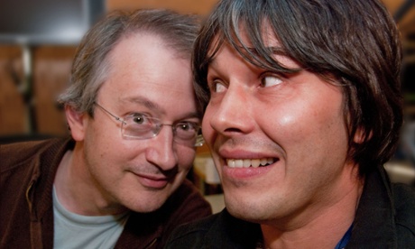 The Infinite Monkey Cage's Robin Ince and Brian Cox: 'so suited to this show'.