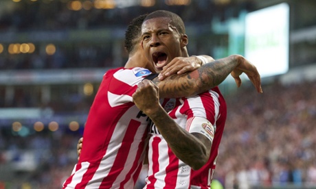 The Holland international Georginio Wijnaldum is set to join Newcastle United, who narrowly escaped relegation last season, from PSV for £14.5m.