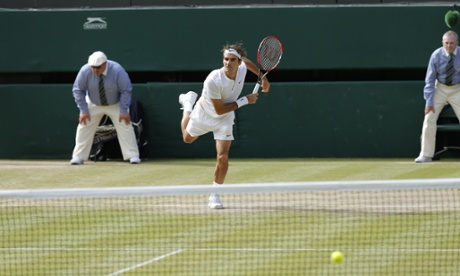 Roger Federer got 85% of his first serves in during that first set.