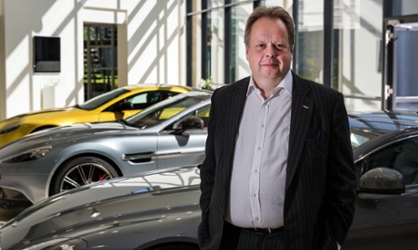 Andy Palmer at the Aston Martin factory.