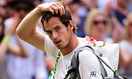 andy murray leaves
