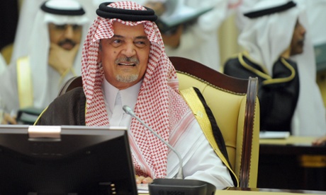 Prince Saud al-Faisal in Riyadh in May 2012.