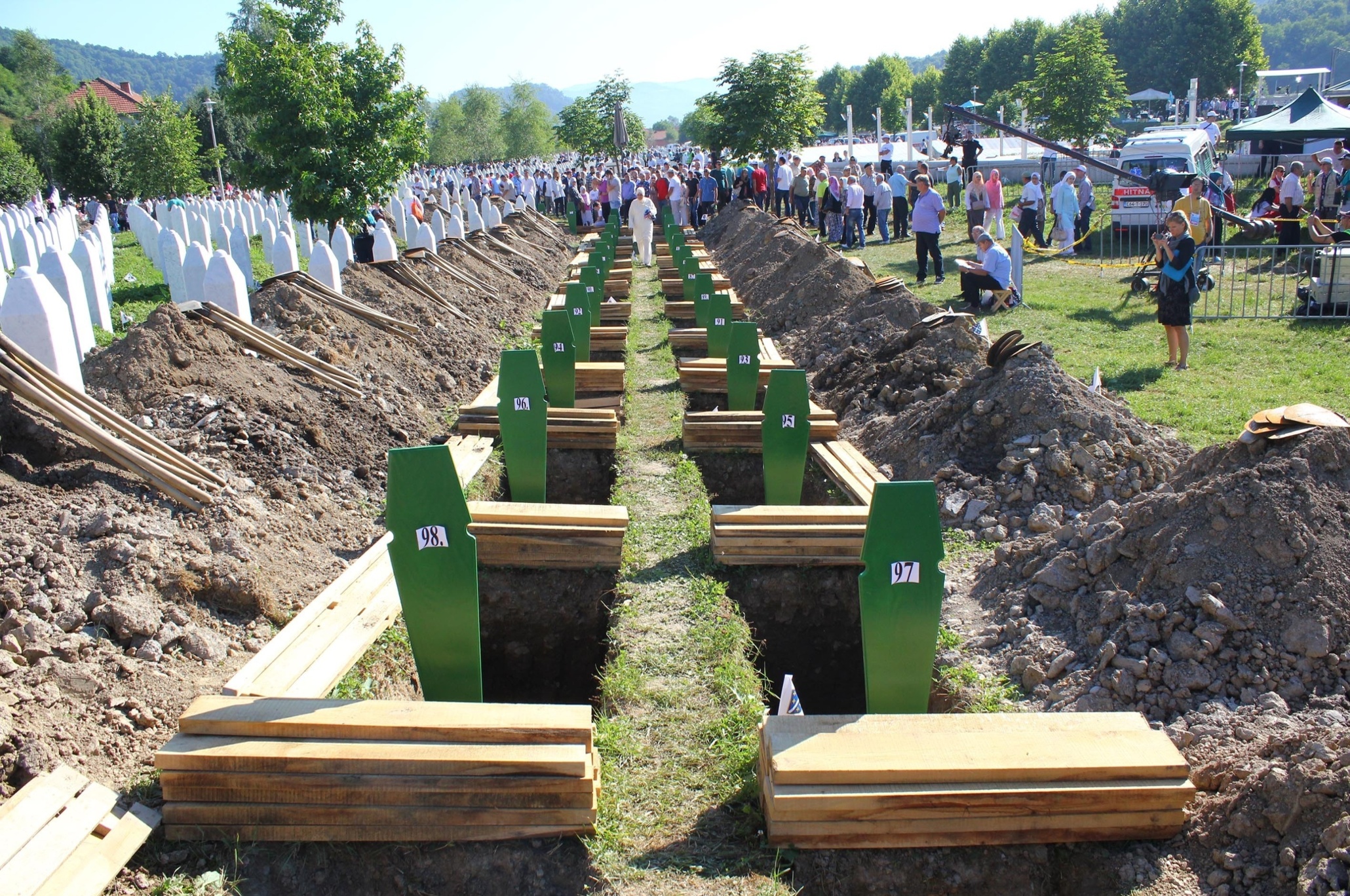 Srebrenica massacre anniversary in pictures World news The Guardian