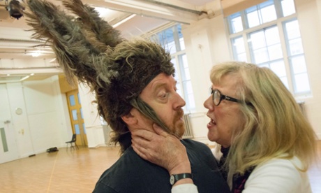 Forbes Masson and Marty Cruikshank rehearsing Garsington Opera and the RSC’s production of A Midsummer Night’s Dream.