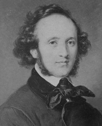 German Composer Felix Mendelssohn-Bartholdy, around 1830.