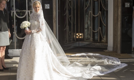 Nicky Hilton in her wedding dress.
