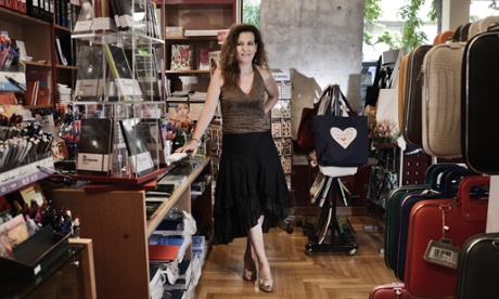 Stationery shop owner Marianthi Valentza 