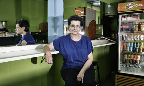 Cafe proprietor Poppi Papadopolou