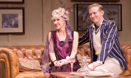 Anita Dobson as Mrs Hardcastle and Jack Holden as Hastings in She Stoops to Conquer.