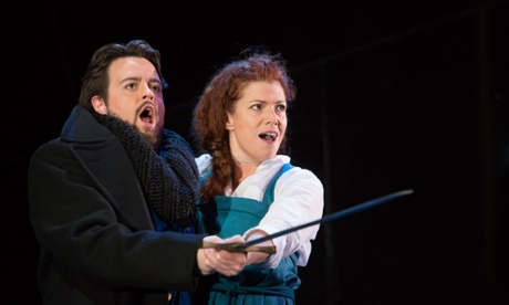 Ben Johnson as Carlo and Kate Ladner as Joan.