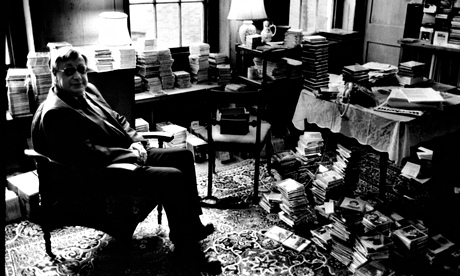 A radio producer’s delight: Edward Greenfield at home in London, 1993. Photograph: Nobby Clark