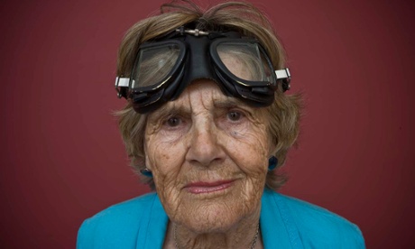 Joy Lofthouse, one of the former Air Transport Auxiliary pilots who appeared on Spitfire Women.