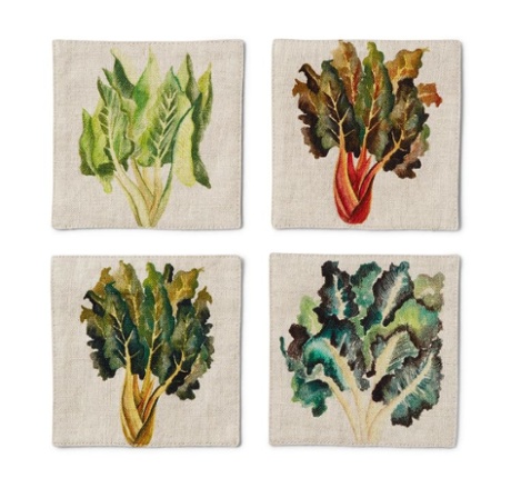 Kale coasters.