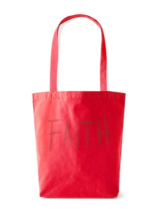 Faith tote bag