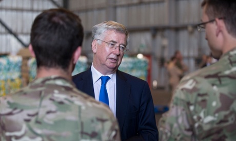 Michael Fallon, defence secretary.