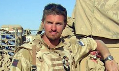 Corporal James Dunsby who had fought in Afghanistan as a reservist.