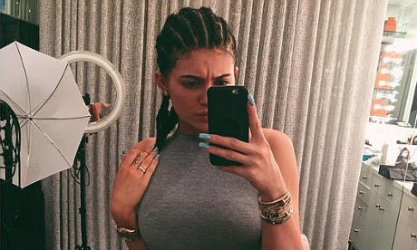 Kylie Jenner's cornrows