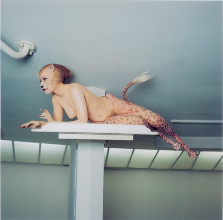 Aimee Mullins in the Cremaster Cycle.